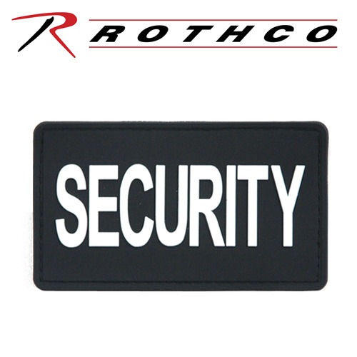 ROTHCO 로스코 택티컬 패치 SECURITY PVC 패치 와펜