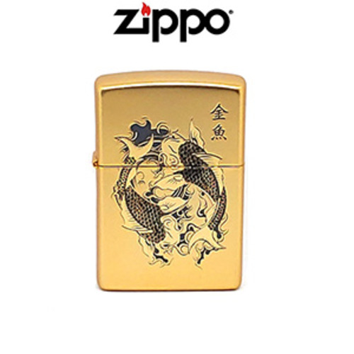 ZIPPO 지포 라이타 250-18 GOLD FISH 금붕어 시리즈